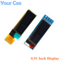 0.91 inch OLED Module 0.91" white/blue OLED 128X32 OLED LCD LED Display Module 0.91" LCD Screen for Ardunio