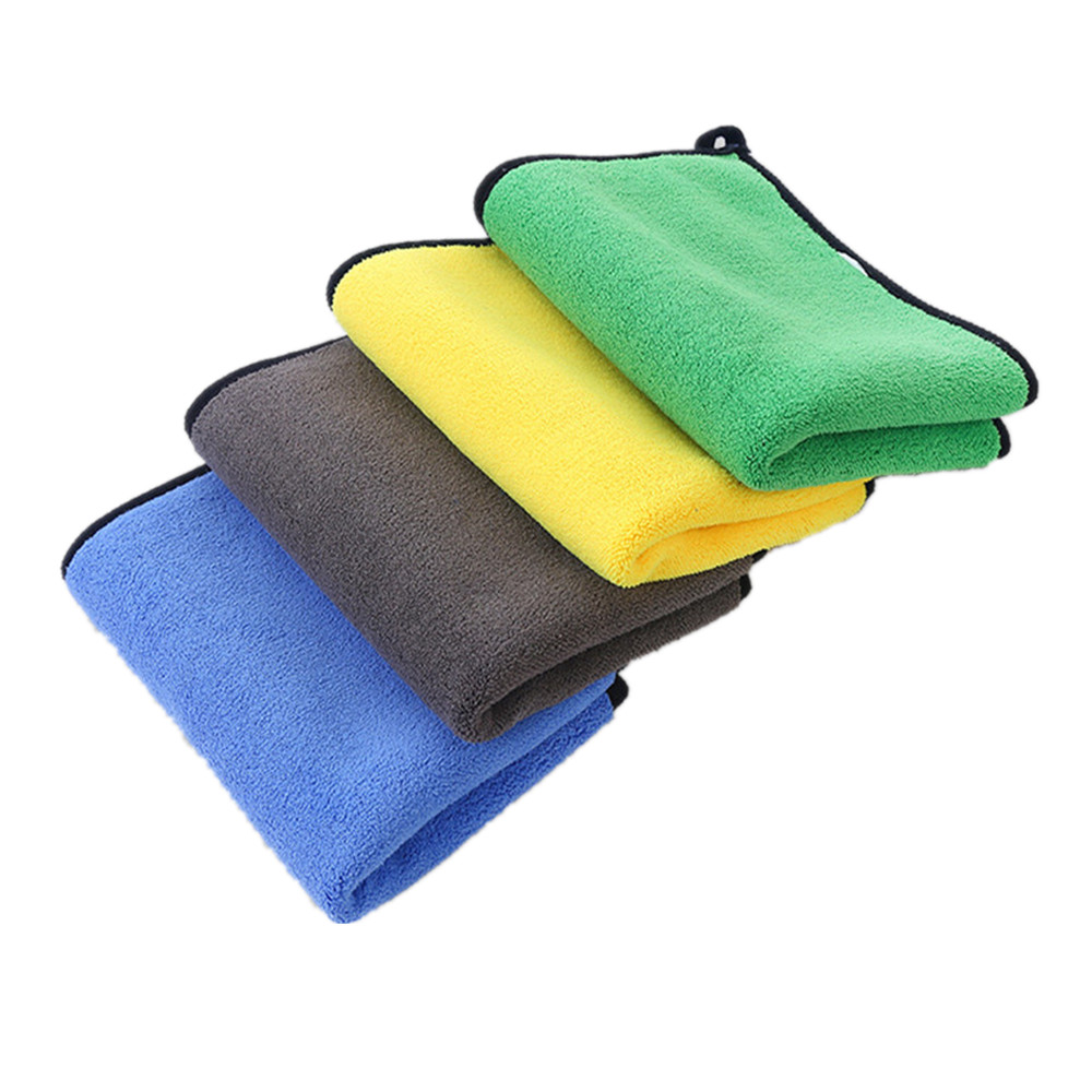 30*30CM Super Absorbent Car Wash Cloth Microfiber Towel Cleaning Drying Cloths Rag Detailing Car Towel Car Care Polishing 500gsm