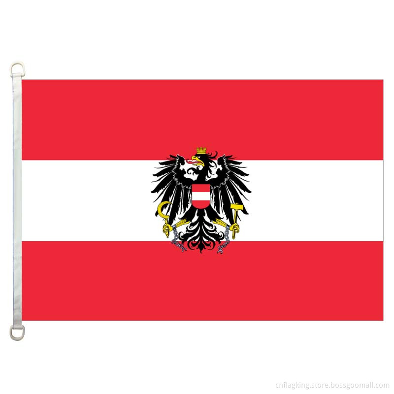 100% polyster 90*150CM Austria state banner flags