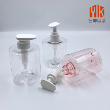 Round Plastic Pump Bottle for Cosmetics Packaging