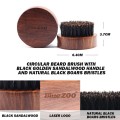 1pc Mini Beard Brush Boar Bristles Mustache Natural Wood Comb Handmade Grooming Kit Men Beards Mustache Care Dropship