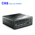 CK6 fanless Mini PC Intel Core i5-5257U 3.1GHz DDR3L 8GB RAM/512GB SSD/DIY WIN10 HDMI VGA DP 4K HTPC NUC Dual LAN COM port