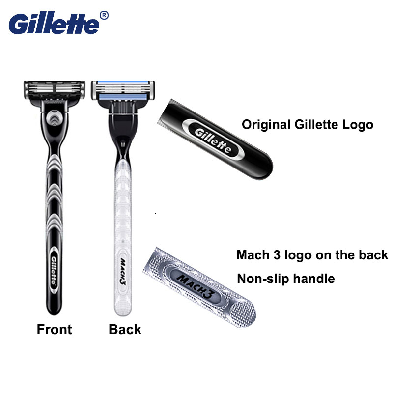 Shaving Razor for Men Original Gillette Mach 3 Shaving Blades Gillette Razor Blades Cassette Manual Razor