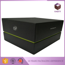 Custom Luxury Black Rigid Gift Paper Box