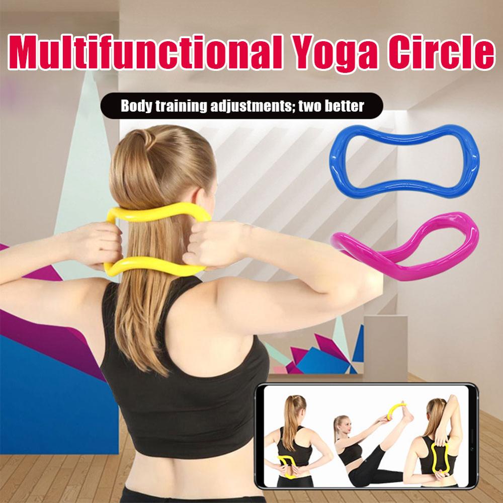 Yoga Circle Equipment Yoga Ring Pilates Workout Ring Loop Waist Shoulder Shape Pilates Bodybuilding for Home Training Accessorie