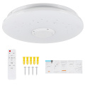 200W Wifi Modern RGB LED Ceiling Lights Home Lighting APP bluetooth Music Light Remote Control Bedroom Lamps Smart Ceiling Lamp