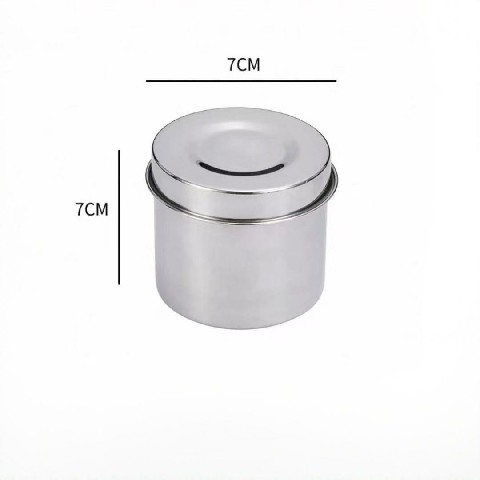 Stainless steel disinfection tank.