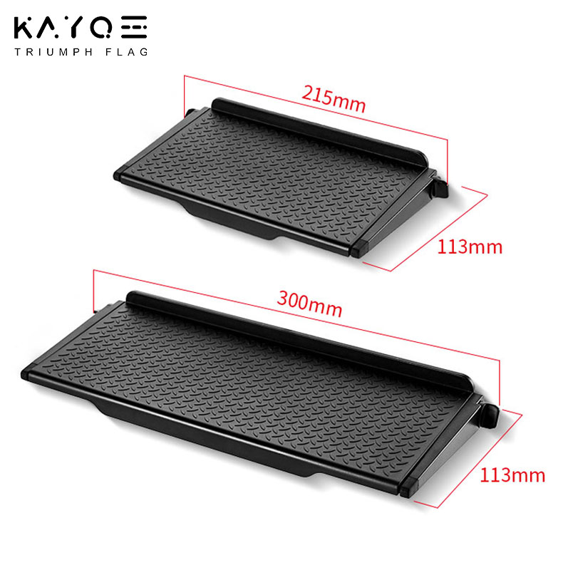 KAYQEE Desktop Rack Adjustable Screen Shelf TV Top Storage Bracket for Streaming Devices, Media Box, Speakers , Home Decor