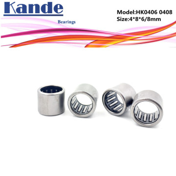 HK0408 HK0406 Needle Bearings 4x8x8 mm 4x8x6mm Drawn Cup Needle Roller Bearing HK040808 HK040806 TLA48Z TAL46Z