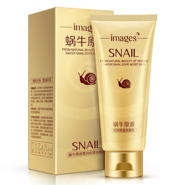 Images Snail Facial Cleanser Whitening Moisturizing Pore Clean Wash Face Cleanser Scrub Face Cleaning Tools Oil Skin Care