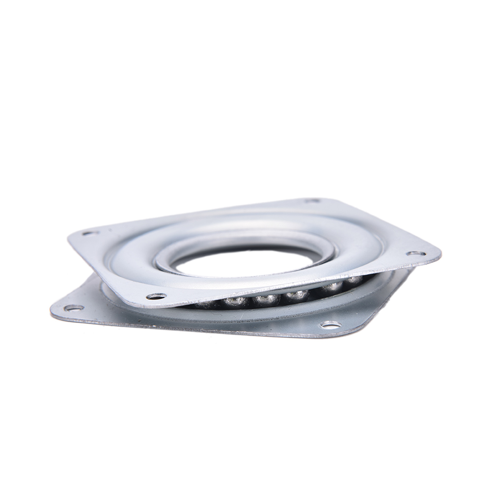 2 Sizes Lazy Square Bearing Swivel Plate Turntable Swivel Plate Bearing Steel Rotating Swivel Plate Kitchen Cabinets Accessories