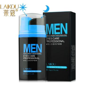 LAIKOU Men Day and Night Anti-wrinkle Firming Eye Cream 20g Skin Care Black Eye Puffiness Fine Lines Wrinkles Face Care Product