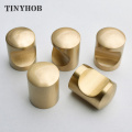 1 pc Solid Brass Cabinet Knobs and Handles Furniture Cupboard Wardrobe Drawer Pull single hole Handles