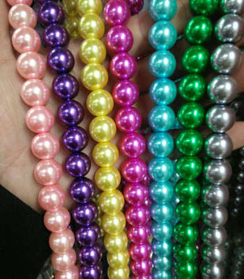 4mm 30colors 1100pcs/lot Loose Imitation Glass Pearls round beads,Garment/Jewellry Accessories,Free Shipping