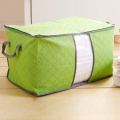 Foldable Storage Bag Flamingo Print Clothes Blanket Quilt Organizer Stroage Bag Clould Transparent Travel Luggage Organizer Bag
