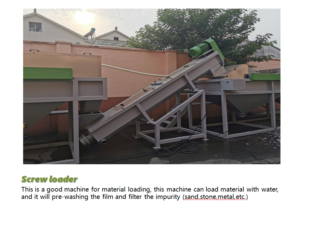 plastic film recycling washing line