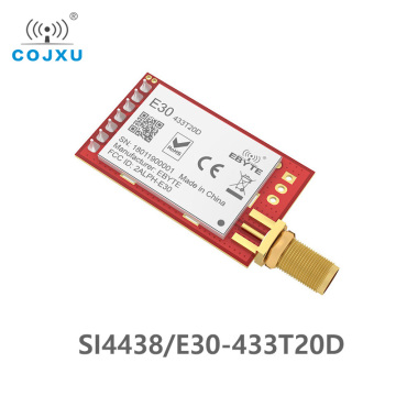 E30-433T20D SI4438 433mhz 20dBm transmitter fixed wireless terminal long range 2500m UART ebyte wake-up on radio SMA-K Antenna