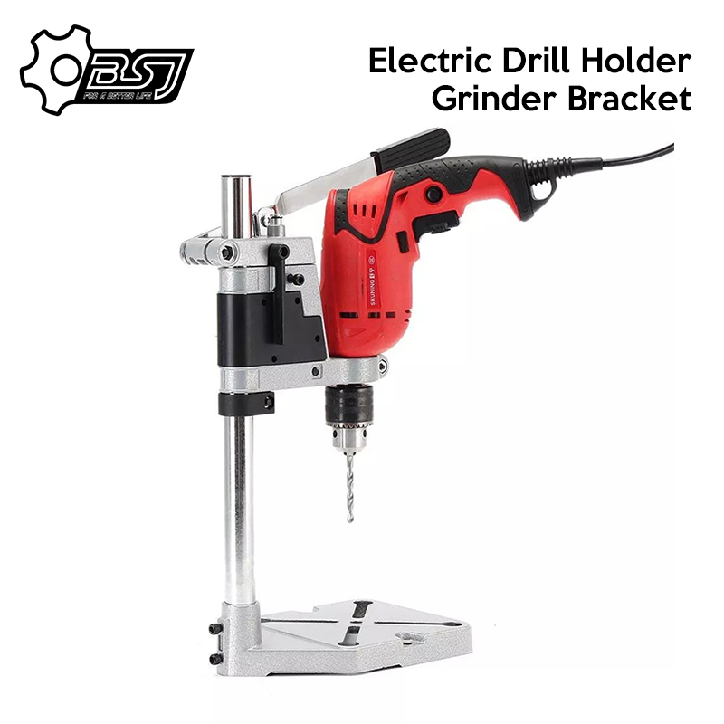 Electric Drill Bracket 400mm Drilling Holder Grinder Rack Stand Clamp Bench Press Stand Clamp Grinder for Woodworking