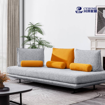 Gray Fabric Sofa for Modern Living Room
