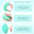 YBLNTEK Silicone Bath Brush Mini Shower Brush Body Scrubber Bath & Shower Loofah Brush Gentle Scrub Skin Exfoliation Women Men