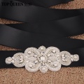 TOPQUEEN S372 Royal Medal Craft Wedding Belts Rhinestone Crystals Beaded New Bling Bridal Belt Wedding Accessories For party