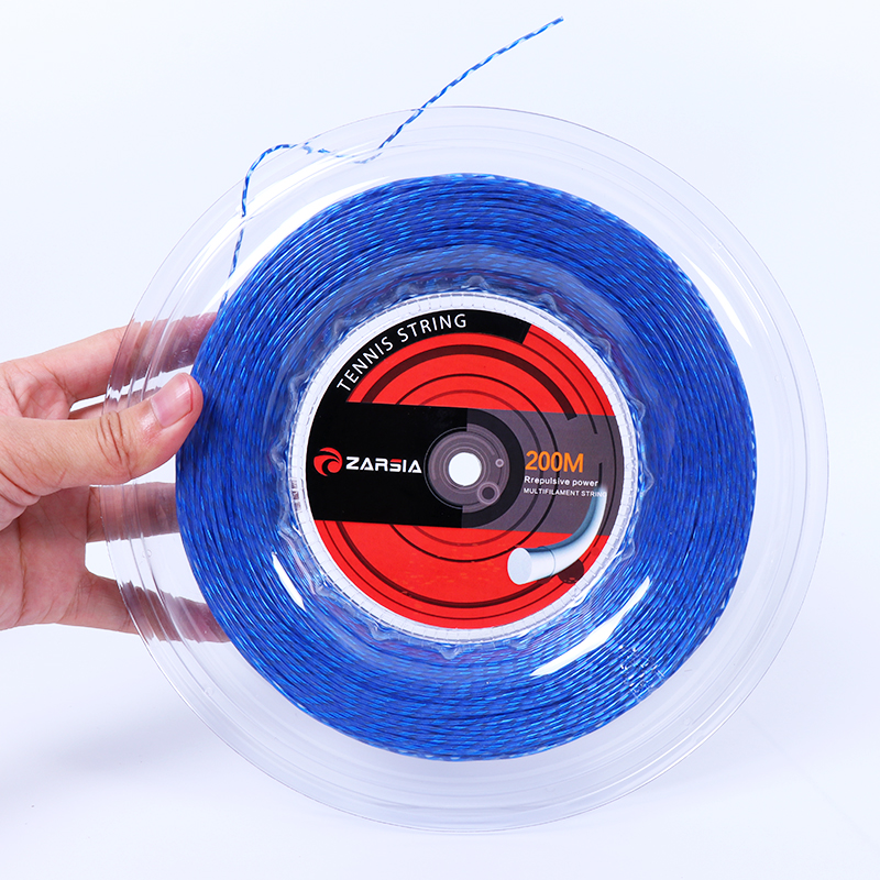 ZARSIA Soft feeling tennis racket training string Threaded elastic tennis string