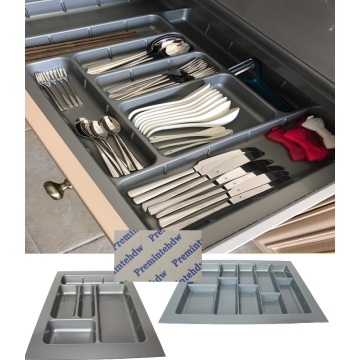 70cm-100cm Sizing ABS Plastic Cuttable cutlery tray insert Inserts utensil holder fitted kitchen drawer box