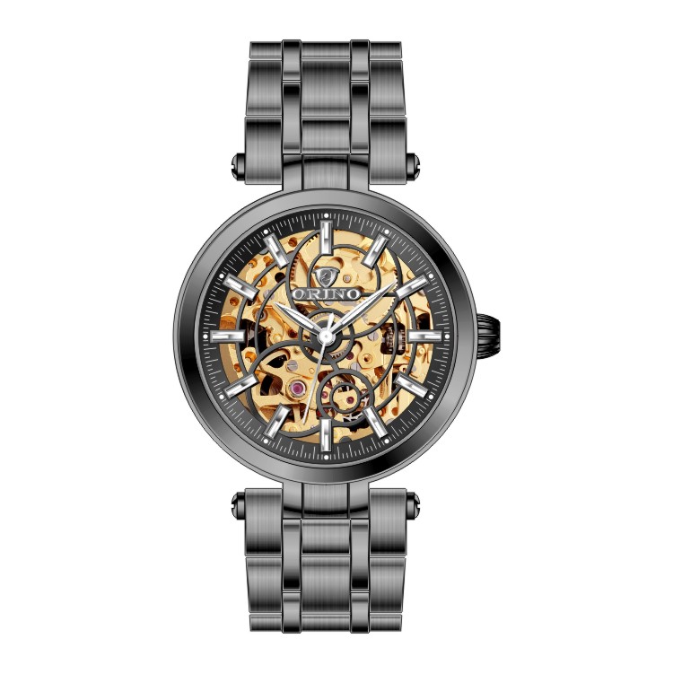 black mechanical watch 
