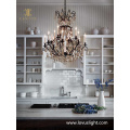 2022 popular light luxury modern candle chandelier Custom villa chandelier