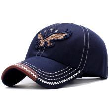 Fashion 3D Eagle Embroidery Baseball Caps Men Women Washed Denim Sports Active Casual Hat Active Hat One Size Adjustable #35