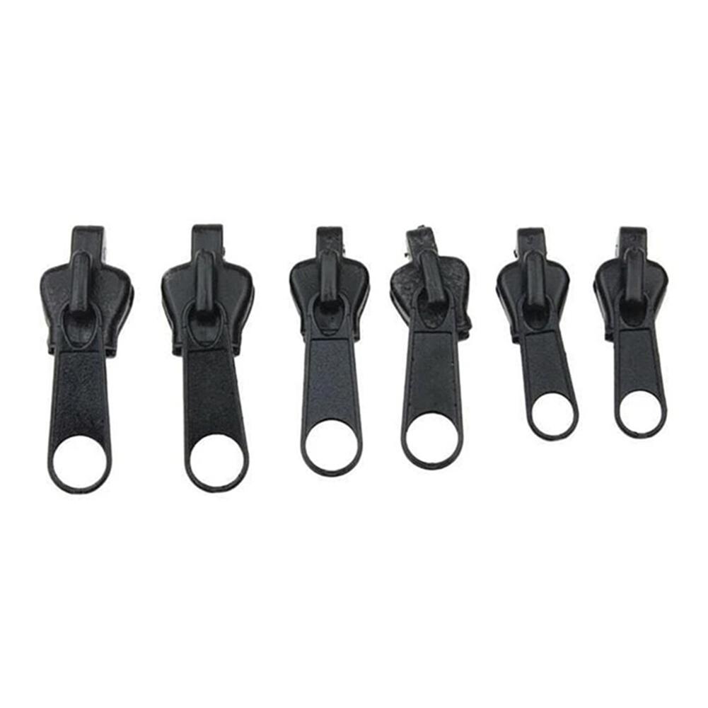 6PCS Zipper Repair Kit Universal Fixer With Metal Slide Fix Any Easy To Install Instantly 3 Different Sizes Zippers