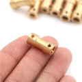 1PCS Brass Flexible Motor Shaft Coupling Coupler Motor Transmission Connector Drive Shaft 2mm 5 Connector Boat Rc C22