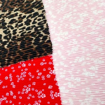 100% Polyester Digital Printing Creped Fabric