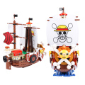 432pcs One Pieces Boats Thousand Sunny Pirate Ships Luffy Blocks Model Techinc Idea Figures Building Bricks Children Toys Gifts