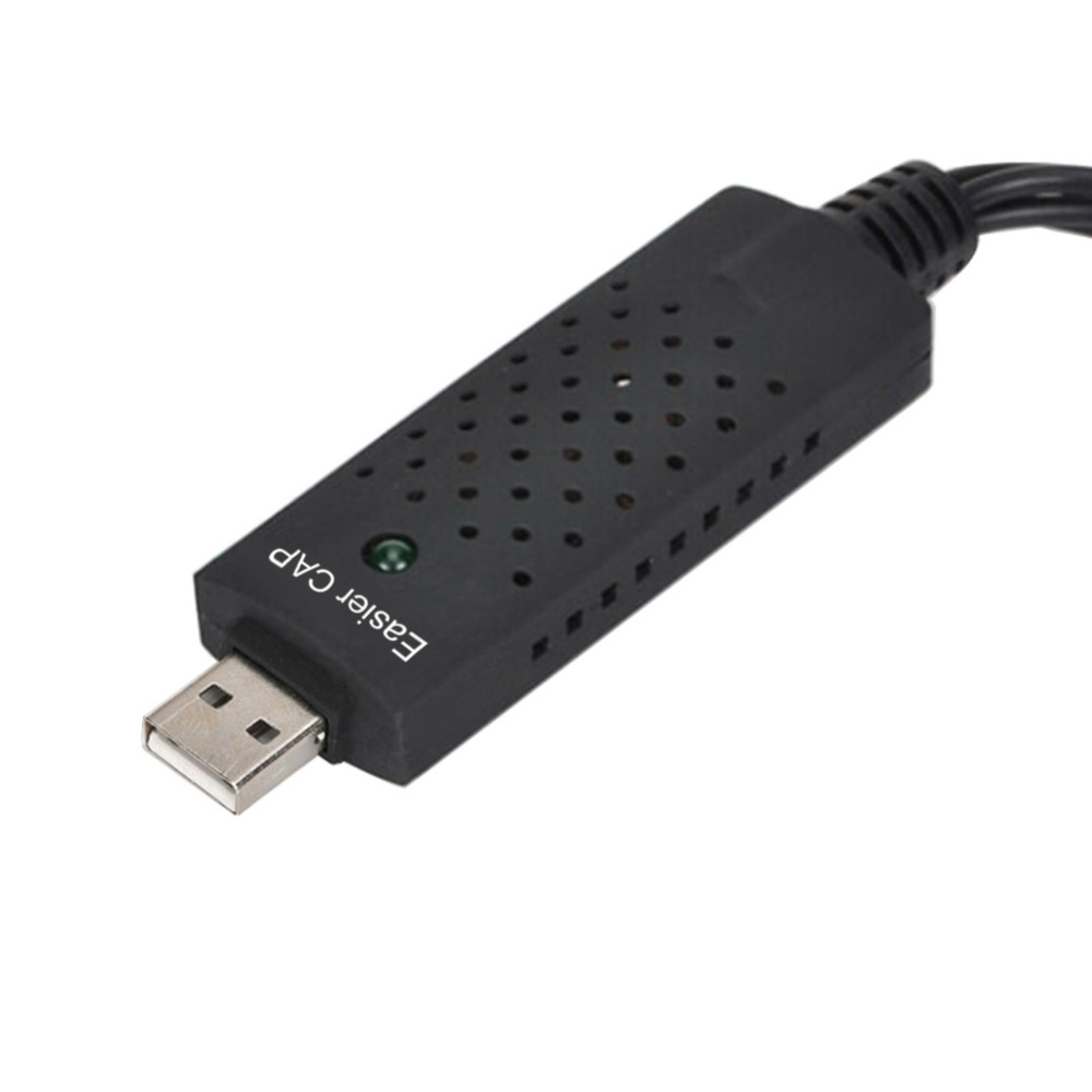 Portable Easycap USB 2.0 Audio Video Capture Card Adapter VHS To DVD Video Capture Converter for Win7/8/XP/Vista