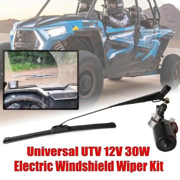 Universal 12V UTV Electric Windshield Wiper Motor Kit 18