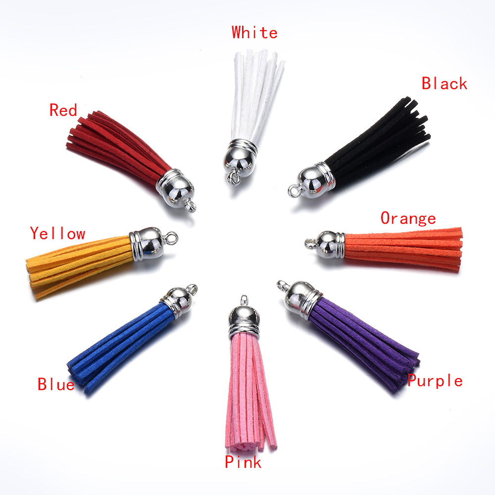 Fun Ice Hockey Players Pattern Exquisite Keyring Retro Outdoor Field Sport Series Glass Time Gem Black Tassel Key Chains