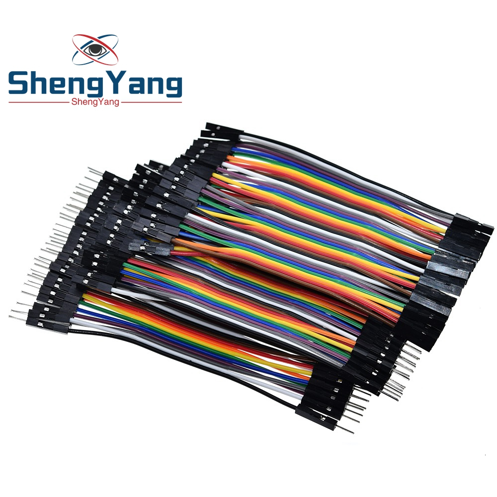 ShengYang Dupont Line 120pcs 10cm Male to Male + Female to Male and Female to Female Jumper Wire Dupont Cable for arduino