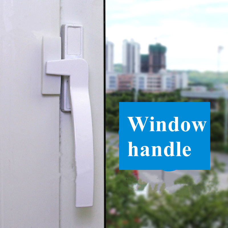 Aluminum alloy casement window handle latches plastic steel push open door window lock buckle Repair replacement parts