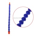 10 Pcs Round Nozzle 1/4PT Flexible Oil Coolant Pipe Hose Blue Orange Aug28 Whosale&DropShip