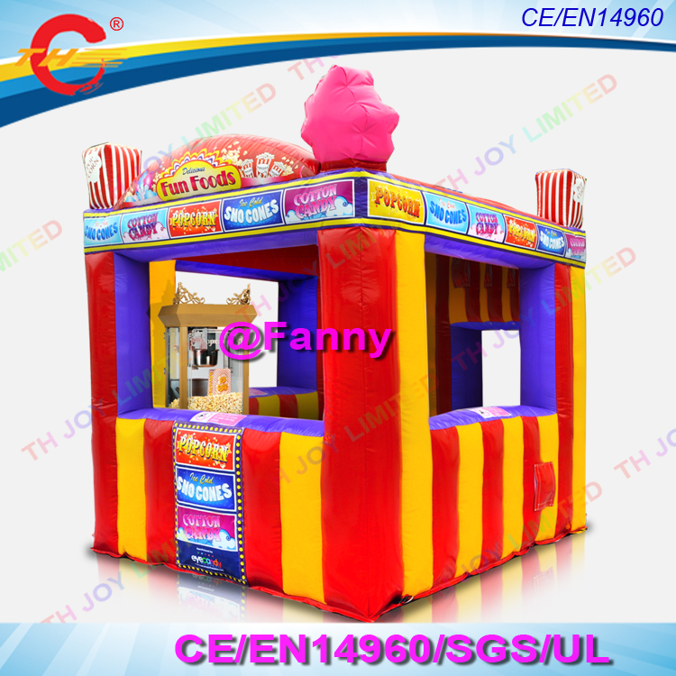 Free air shipping, portable inflatable food selling booth tent, inflatable snack booth for sale, inflatable trade show tent