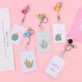 1PC Transparent Card Sets ID Badge Case Clear Bank Credit Card Badge Holder Accessories Belt Key Ring Chain Clips
