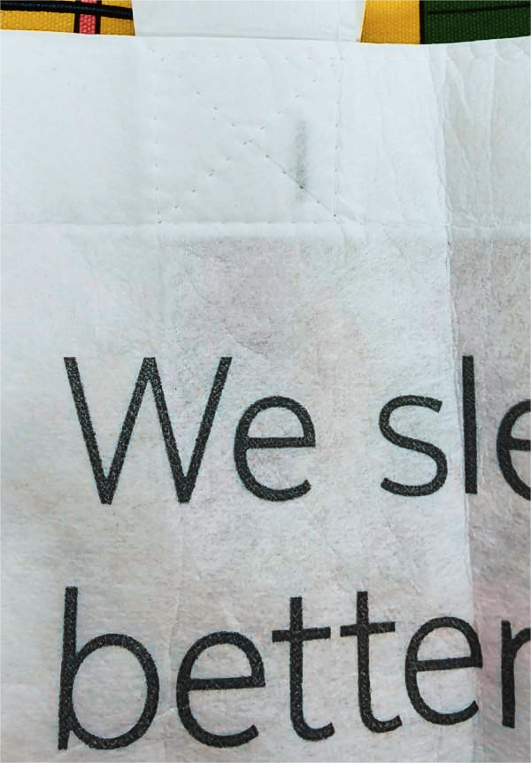 Custom reusable biodegradable non-woven bag