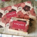 Vintage Daisy Printed Soap Wrapping Paper Packaging for Handmade Soap Pure Cold-process Soap Wrapper