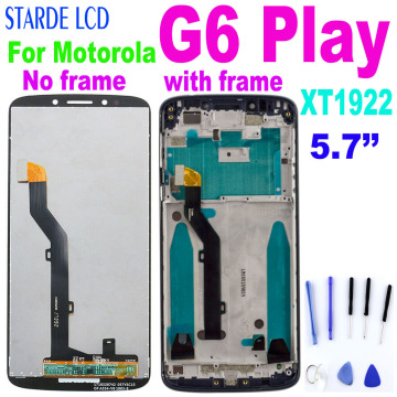 5.7`` For Motorola Moto G6 Play LCD Display Touch Screen Panel for XT1922 Mobile Phone Lcds Digitizer Assembly Replacement Parts