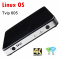 Original Sales TVIP605 TV Box 8G S905X Support IPTV Box Dual System Linux or Android OS Tvip 605 4K 2.4G/5G WiFi Media streaming