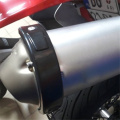 Universal Motorcycle Modified Exhaust Pipe Anti-drop Ring Protective Cover for Exhaust Pipe 100-160MM