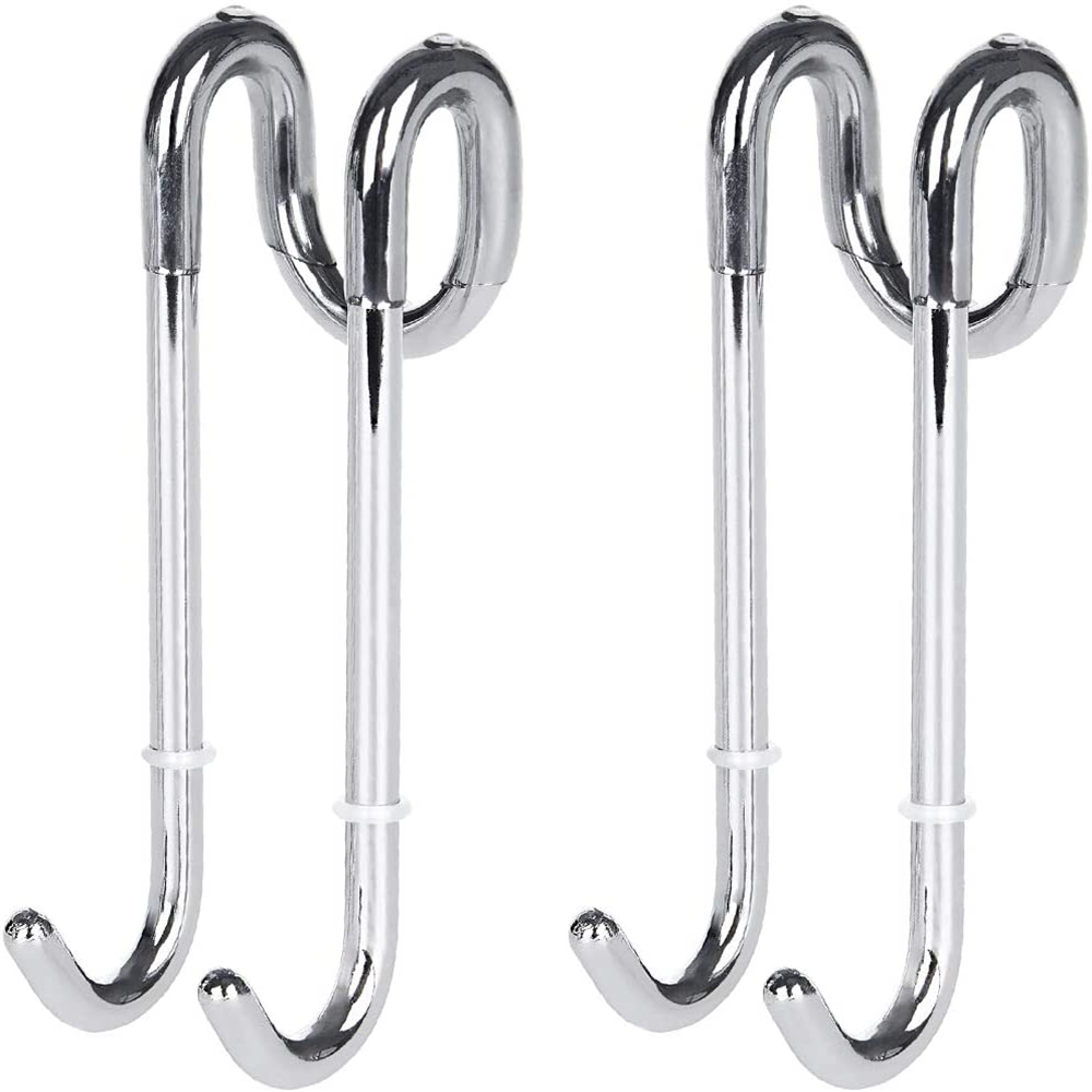 Stainless Steel Shower Hooks Glass Door Shower Hook Lightweight Bathroom Hooks Bath Shower Screen Towel Hanger Shower Door