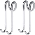 Stainless Steel Shower Hooks Glass Door Shower Hook Lightweight Bathroom Hooks Bath Shower Screen Towel Hanger Shower Door