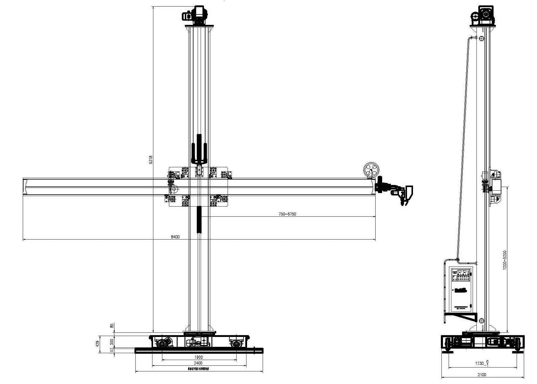 LCH4060 general drawing